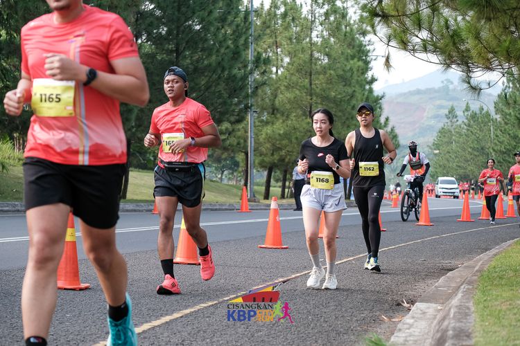 Race photo from CISANGKAN KBP CITY RUN 2025