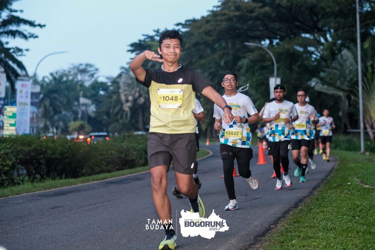 Race photo from Taman Budaya x BOGORUN 2025