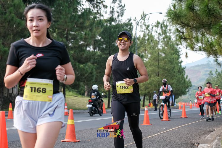 Race photo from CISANGKAN KBP CITY RUN 2025