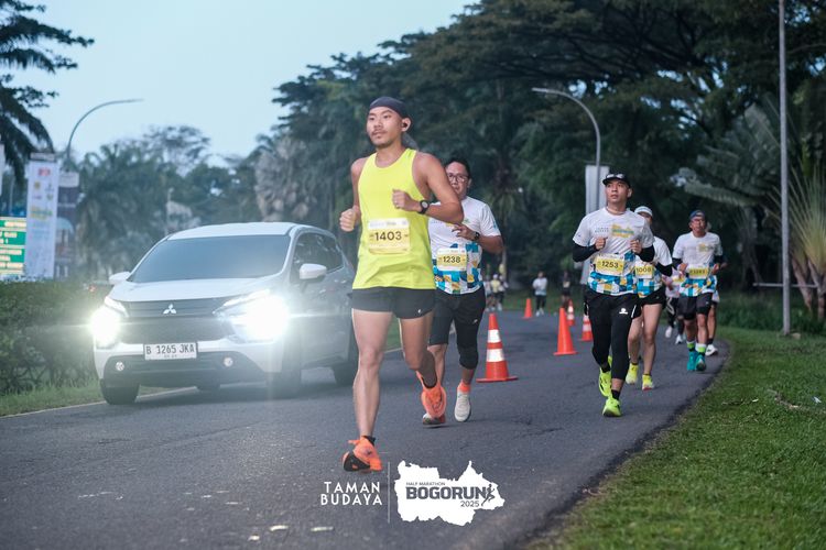Race photo from Taman Budaya x BOGORUN 2025