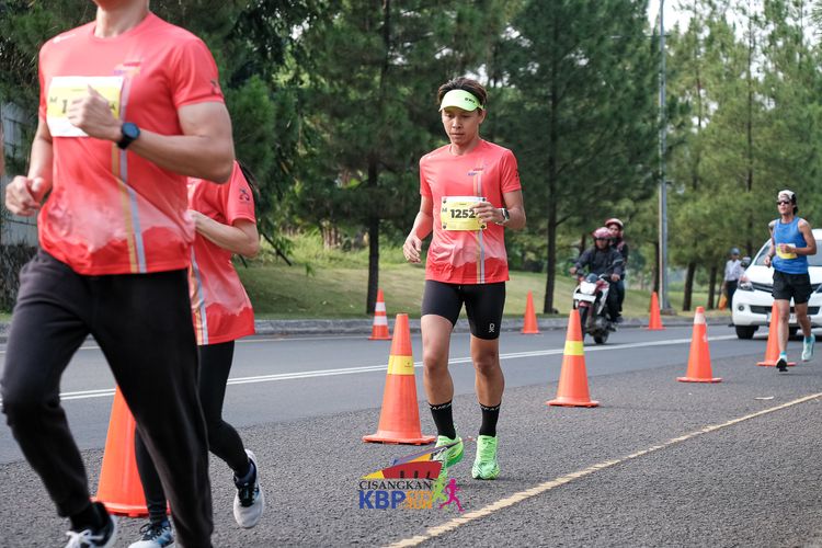 Race photo from CISANGKAN KBP CITY RUN 2025