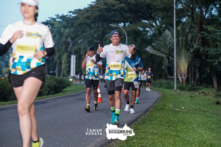 Race photo from Taman Budaya x BOGORUN 2025