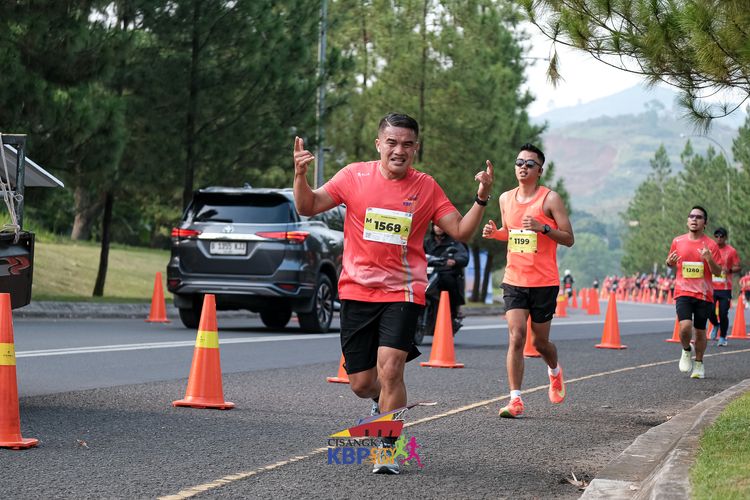 Race photo from CISANGKAN KBP CITY RUN 2025