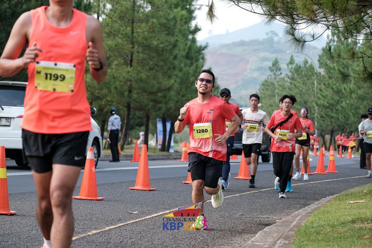 Race photo from CISANGKAN KBP CITY RUN 2025