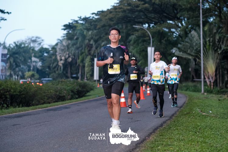 Race photo from Taman Budaya x BOGORUN 2025