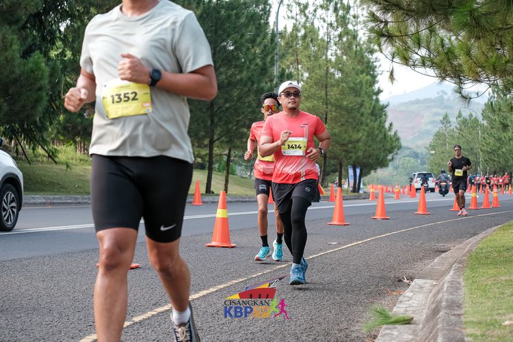 Race photo from CISANGKAN KBP CITY RUN 2025