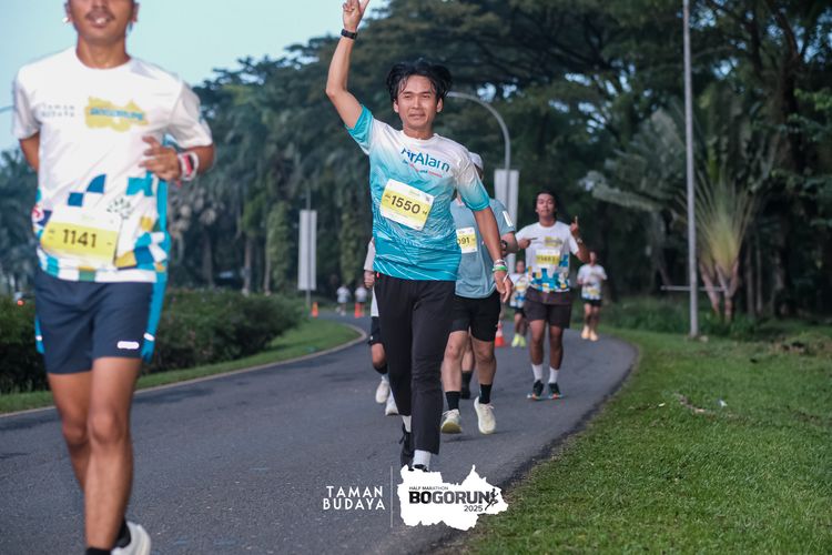 Race photo from Taman Budaya x BOGORUN 2025