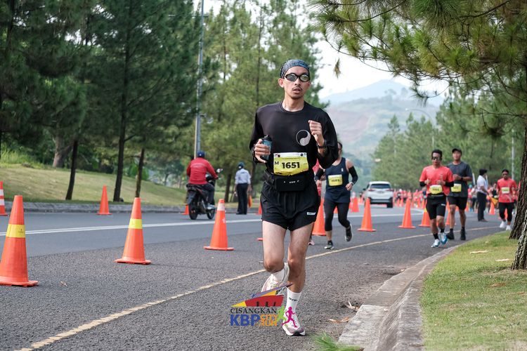 Race photo from CISANGKAN KBP CITY RUN 2025