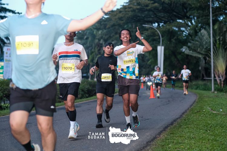 Race photo from Taman Budaya x BOGORUN 2025
