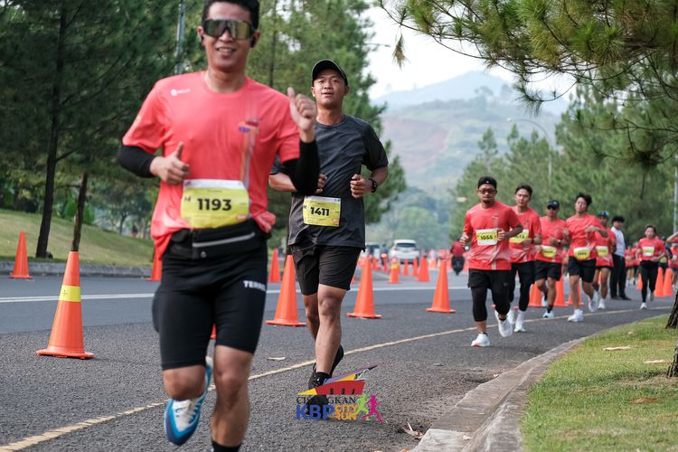 Race photo from CISANGKAN KBP CITY RUN 2025