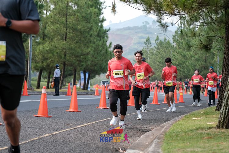 Race photo from CISANGKAN KBP CITY RUN 2025