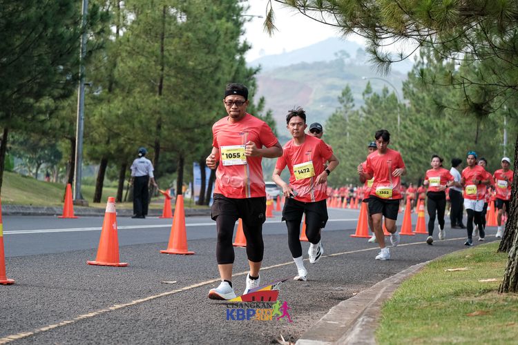 Race photo from CISANGKAN KBP CITY RUN 2025