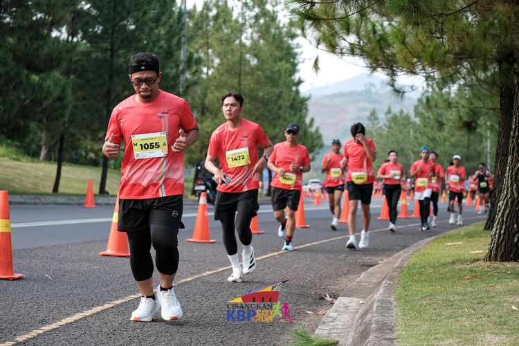 Race photo from CISANGKAN KBP CITY RUN 2025