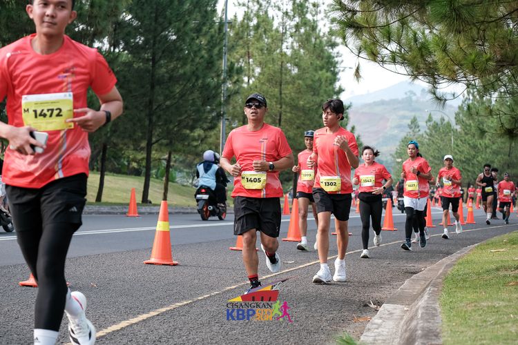 Race photo from CISANGKAN KBP CITY RUN 2025