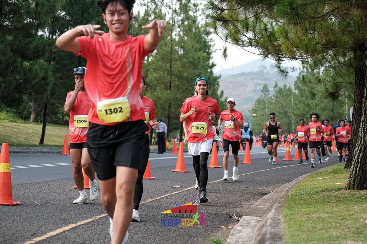 Race photo from CISANGKAN KBP CITY RUN 2025