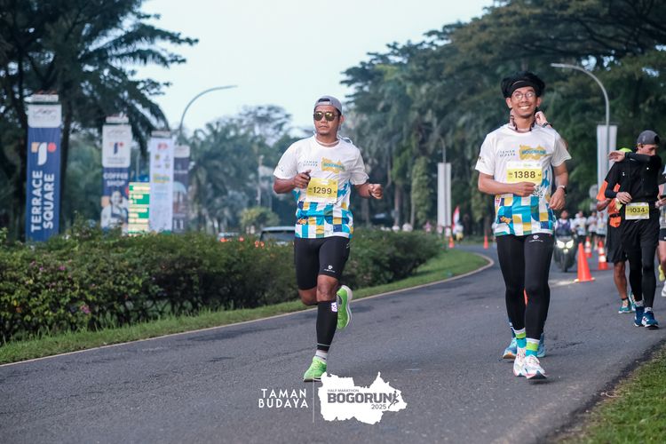 Race photo from Taman Budaya x BOGORUN 2025