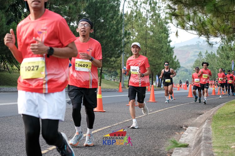 Race photo from CISANGKAN KBP CITY RUN 2025