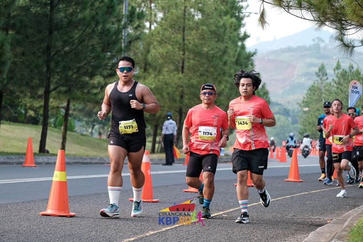 Race photo from CISANGKAN KBP CITY RUN 2025