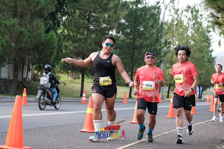 Race photo from CISANGKAN KBP CITY RUN 2025