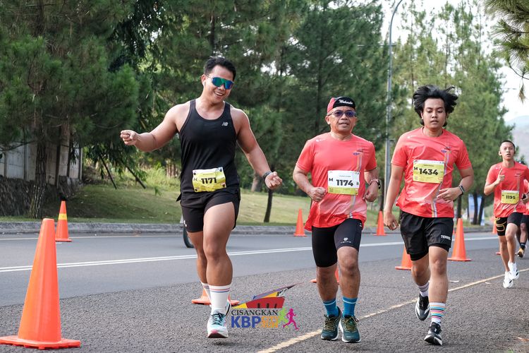 Race photo from CISANGKAN KBP CITY RUN 2025