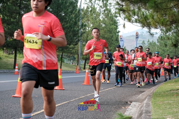 Race photo from CISANGKAN KBP CITY RUN 2025