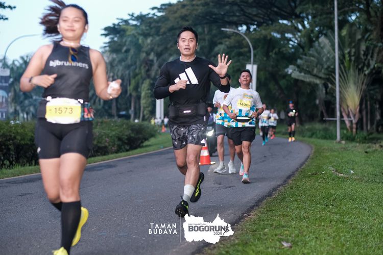 Race photo from Taman Budaya x BOGORUN 2025