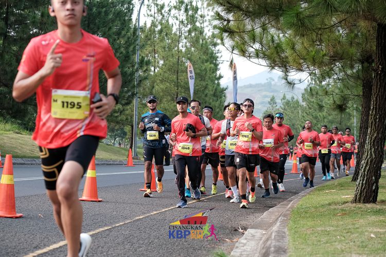 Race photo from CISANGKAN KBP CITY RUN 2025
