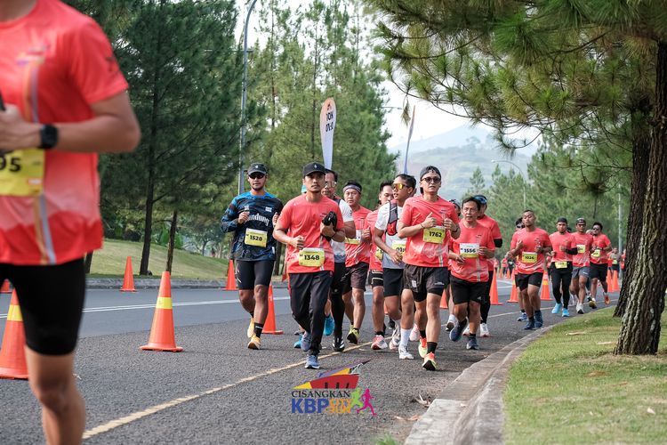 Race photo from CISANGKAN KBP CITY RUN 2025