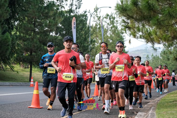 Race photo from CISANGKAN KBP CITY RUN 2025