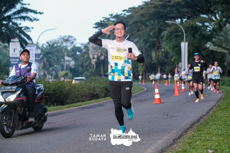 Race photo from Taman Budaya x BOGORUN 2025