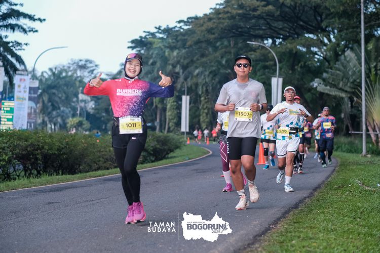 Race photo from Taman Budaya x BOGORUN 2025