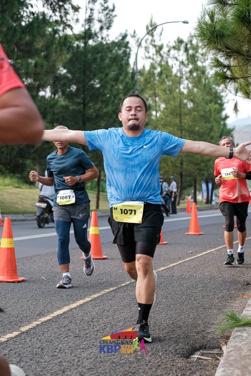 Race photo from CISANGKAN KBP CITY RUN 2025