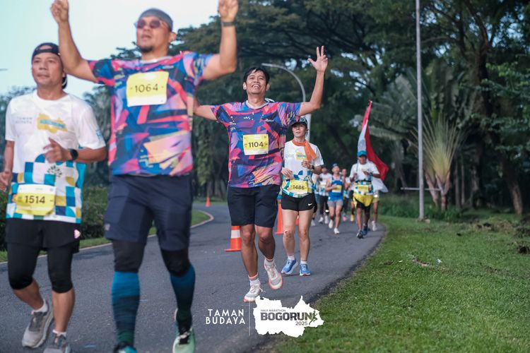 Race photo from Taman Budaya x BOGORUN 2025