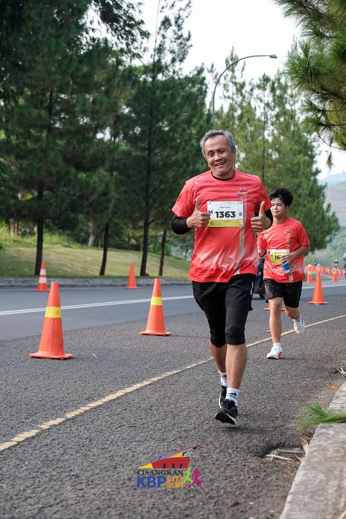 Race photo from CISANGKAN KBP CITY RUN 2025