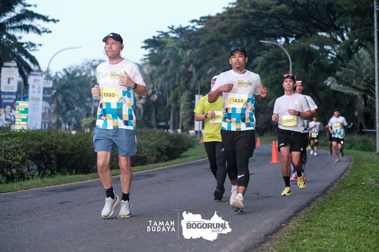 Race photo from Taman Budaya x BOGORUN 2025