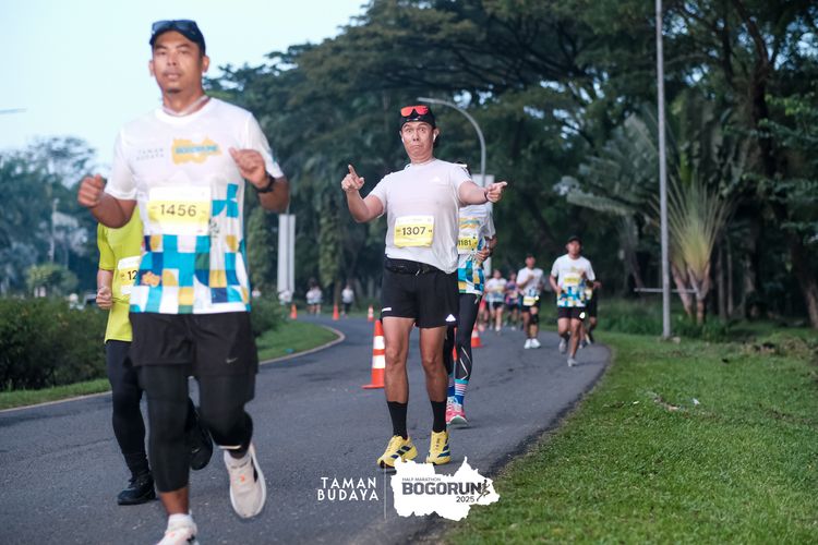 Race photo from Taman Budaya x BOGORUN 2025
