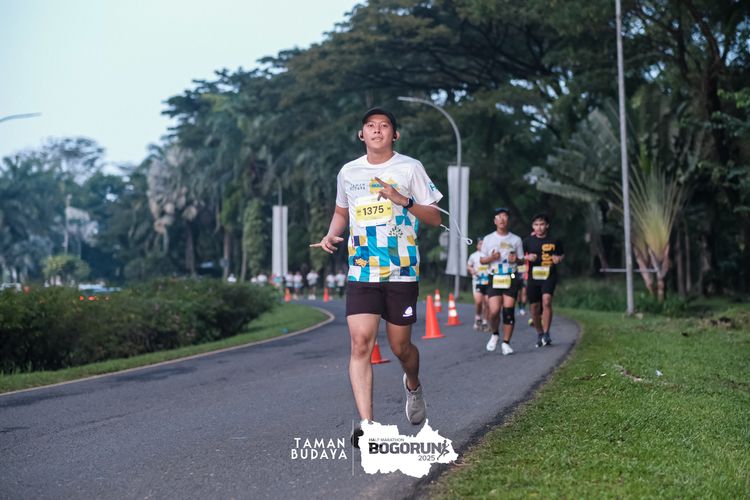 Race photo from Taman Budaya x BOGORUN 2025