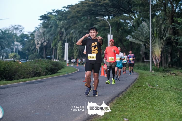 Race photo from Taman Budaya x BOGORUN 2025
