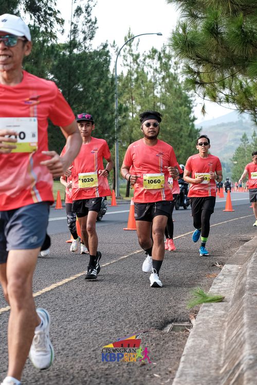 Race photo from CISANGKAN KBP CITY RUN 2025