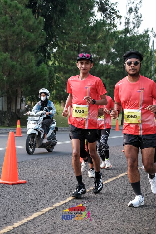 Race photo from CISANGKAN KBP CITY RUN 2025