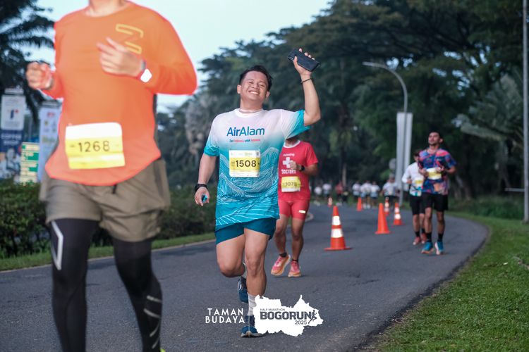 Race photo from Taman Budaya x BOGORUN 2025