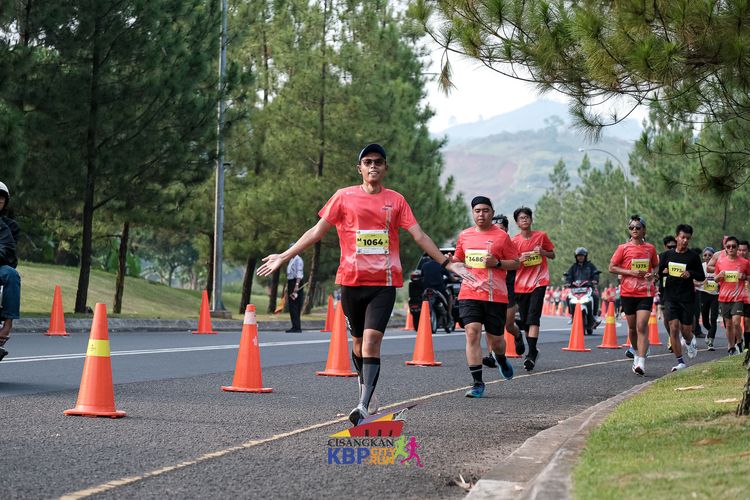 Race photo from CISANGKAN KBP CITY RUN 2025