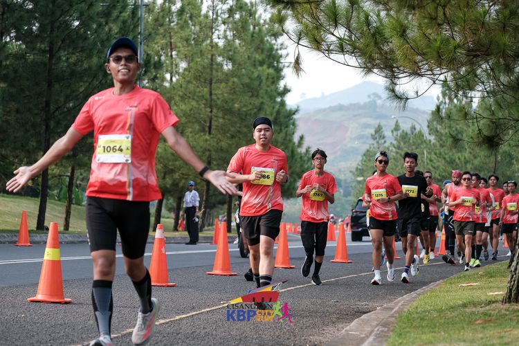 Race photo from CISANGKAN KBP CITY RUN 2025