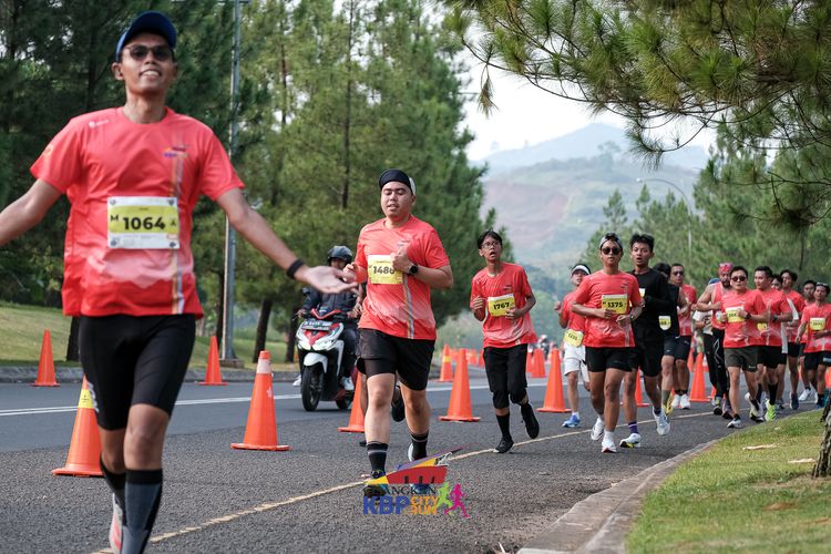 Race photo from CISANGKAN KBP CITY RUN 2025