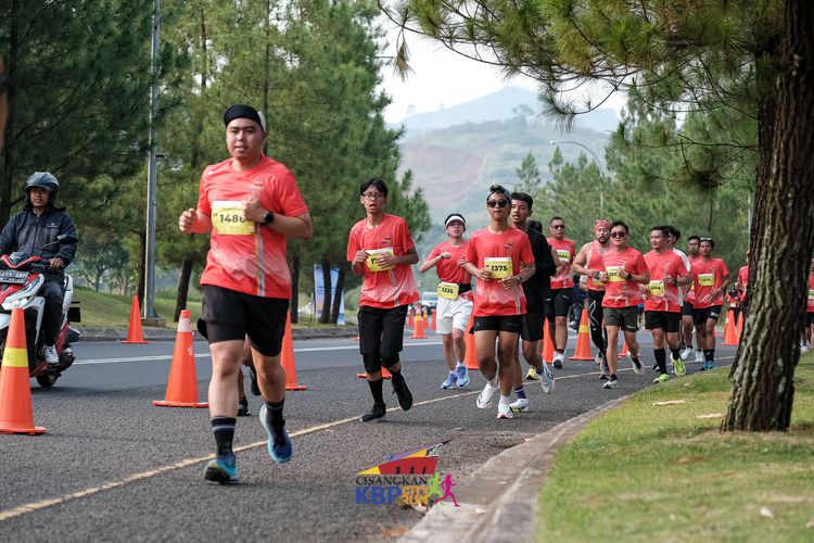 Race photo from CISANGKAN KBP CITY RUN 2025