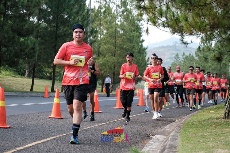 Race photo from CISANGKAN KBP CITY RUN 2025