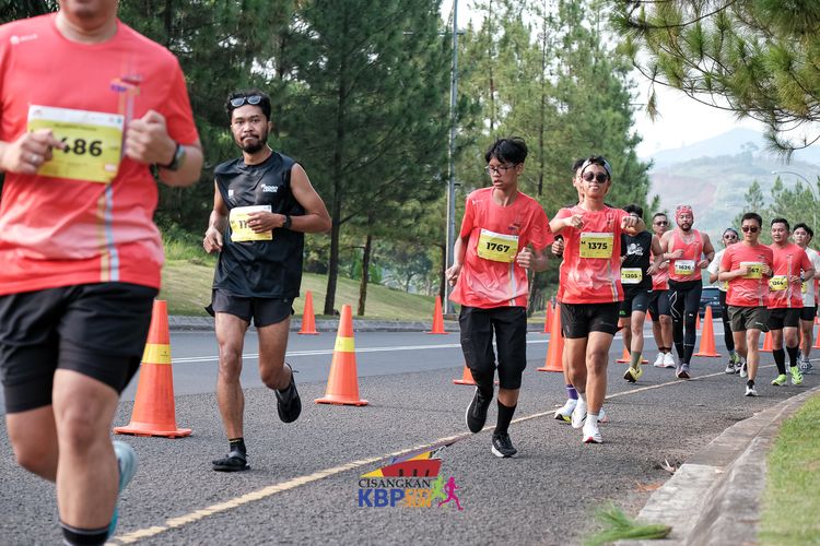 Race photo from CISANGKAN KBP CITY RUN 2025