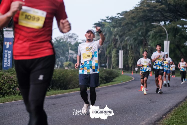 Race photo from Taman Budaya x BOGORUN 2025