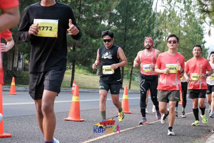 Race photo from CISANGKAN KBP CITY RUN 2025