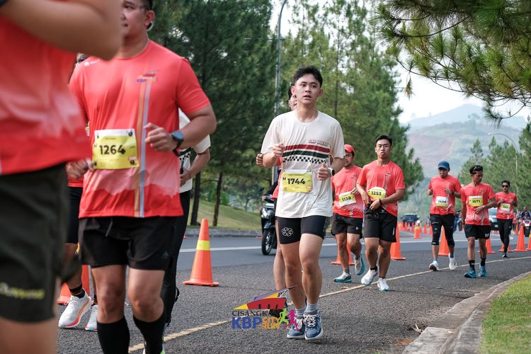 Race photo from CISANGKAN KBP CITY RUN 2025